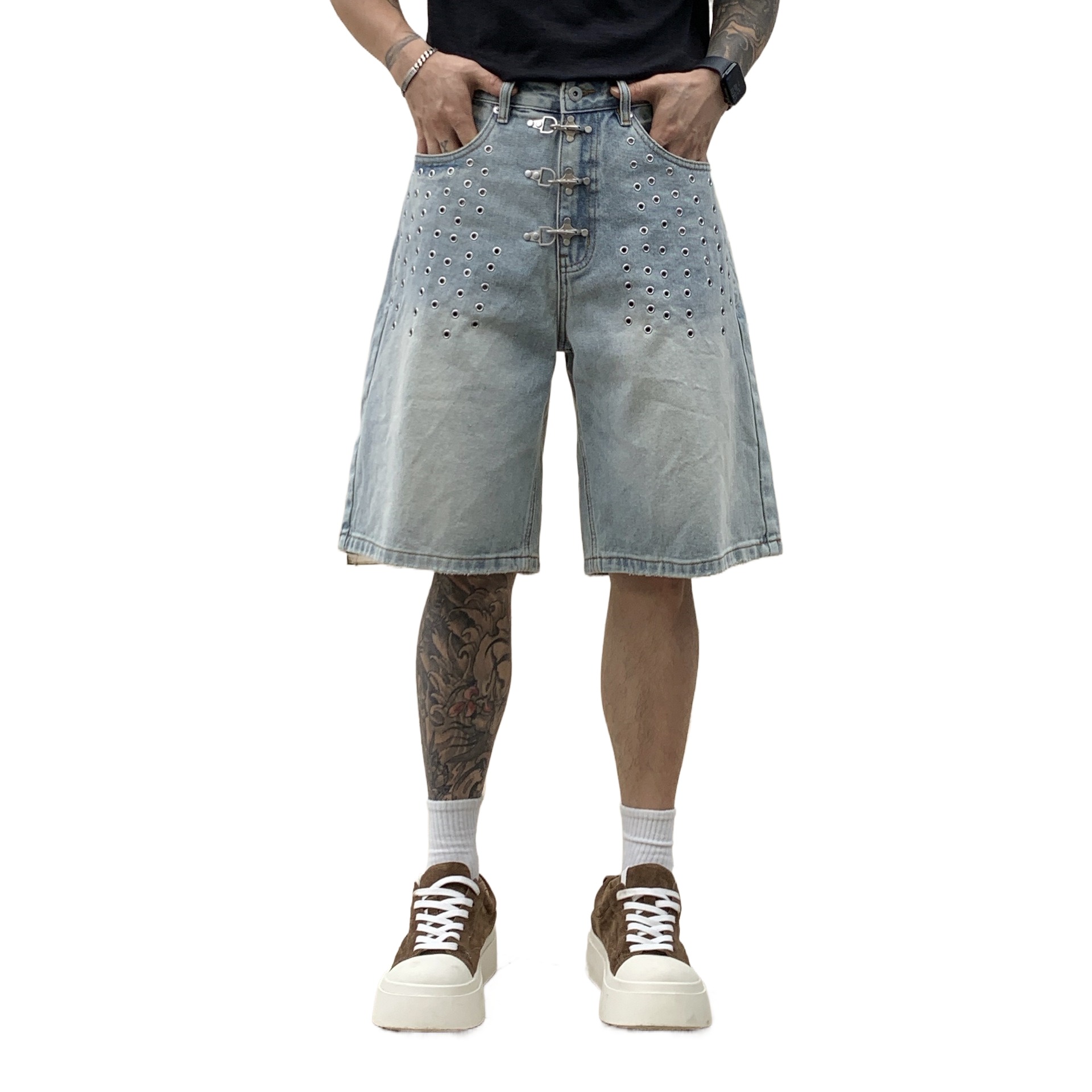 Street Fashion Jeans Men - Men's Fashion Loose Fit Vibe Style