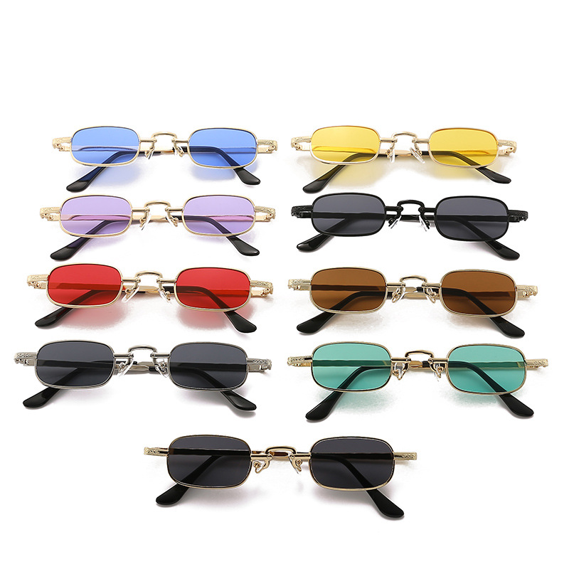 Street Fashion Glasses - New Small Frame Square Sunglasses Trendy