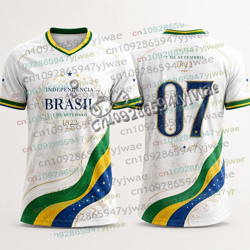 Street Fashion Brazil - 2026 Men’s Brazil Independence Day Soccer