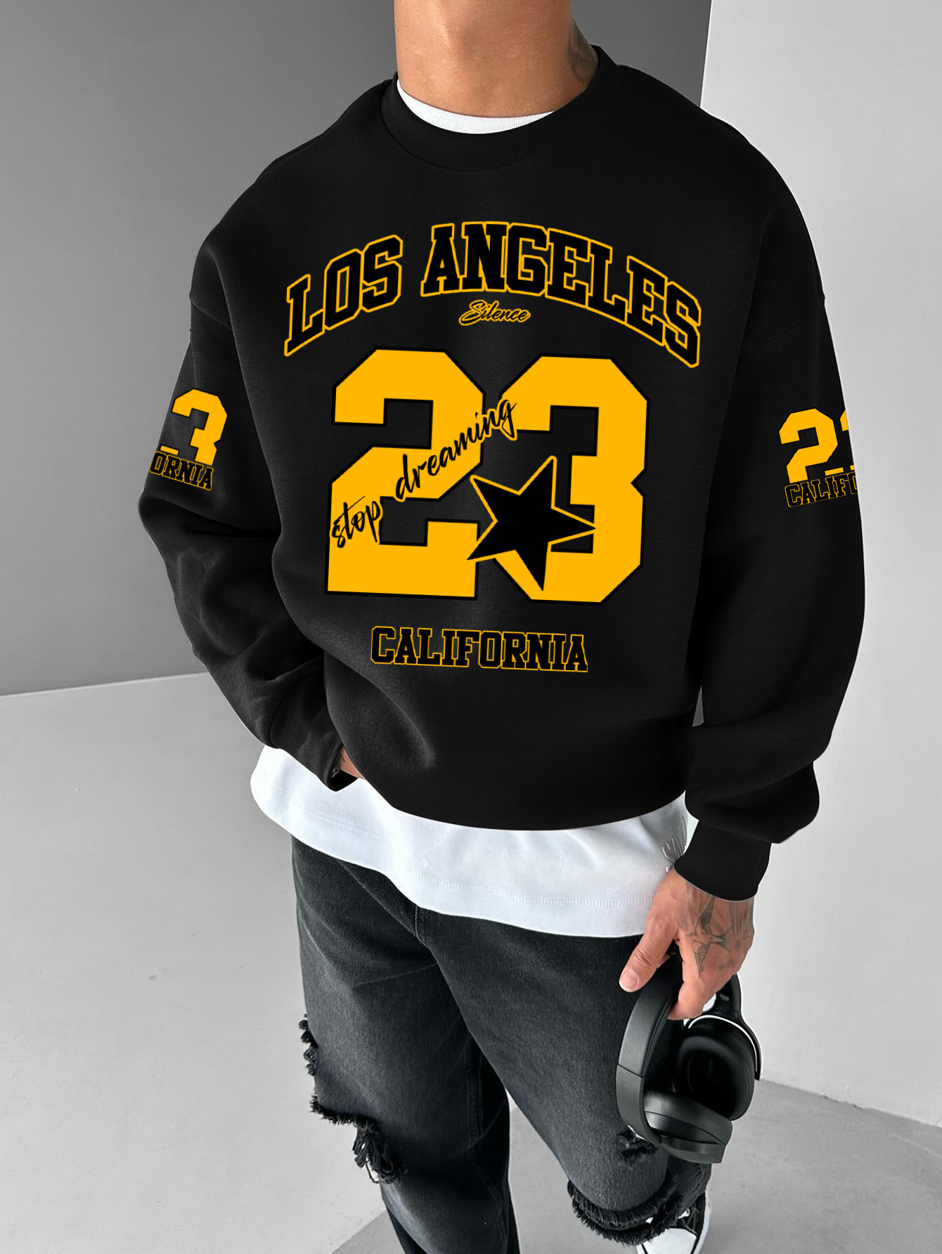 Street Fashion California - Men Women Fashion Sweatshirt, Los Angeles