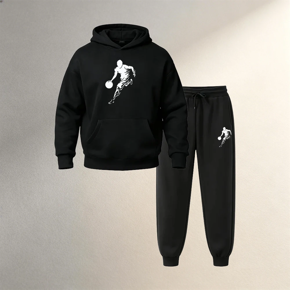 Street Fashion Outfit - Men's Clothing Pullover Hoodies Sets 2