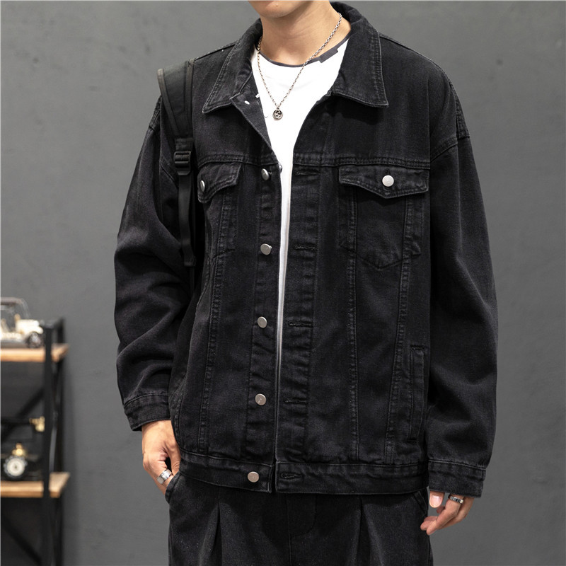 New Denim Jacket Men Vintage J - Street Fashion Jeans Men recension och pris