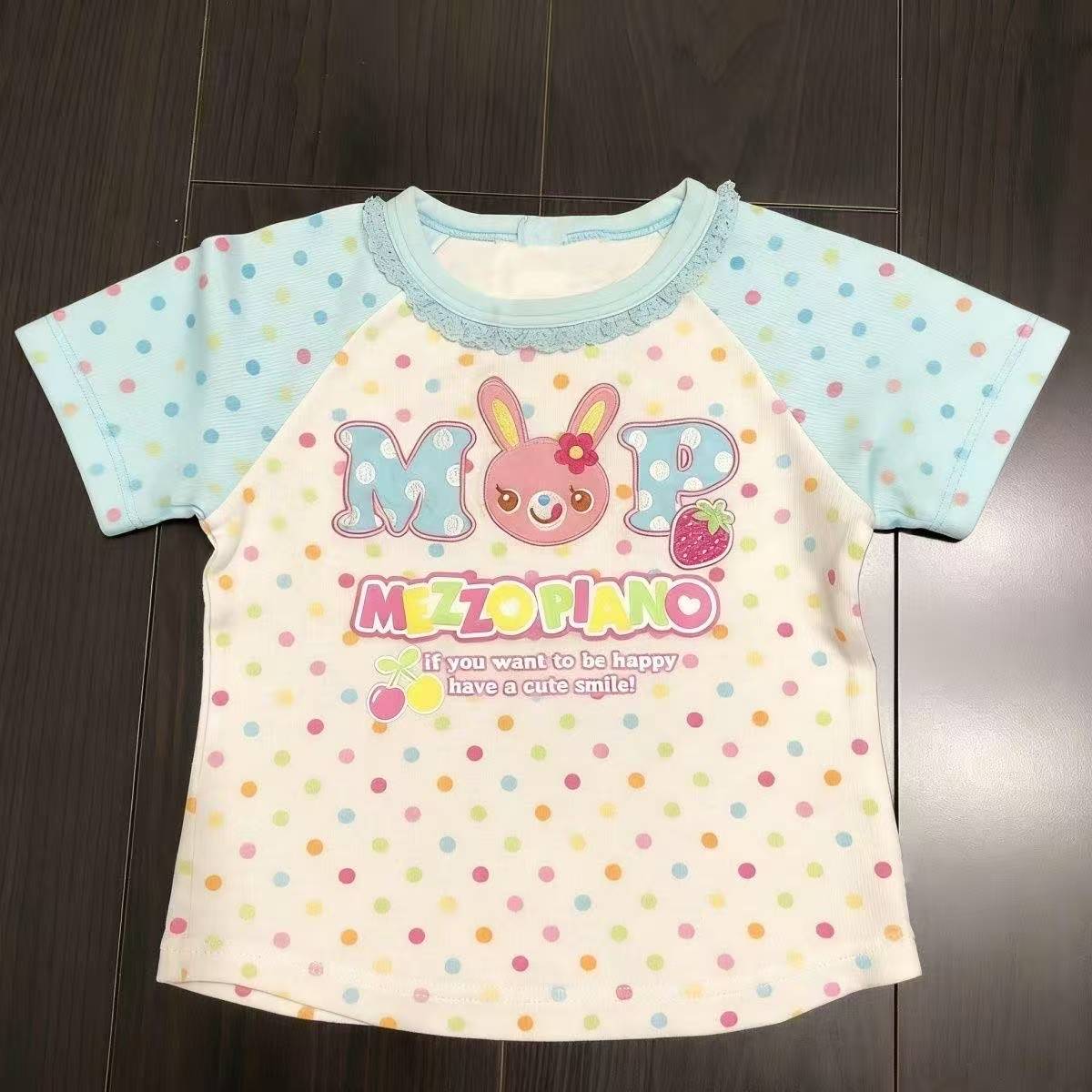 Vintage Kawaii Cute Short Slee - Street Fashion China Girl recension och pris
