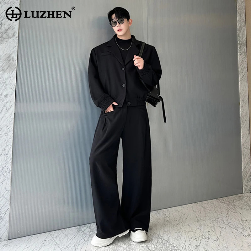 LUZHEN Spring Blazer Neck Casu - Street Fashion For 2026 recension och pris