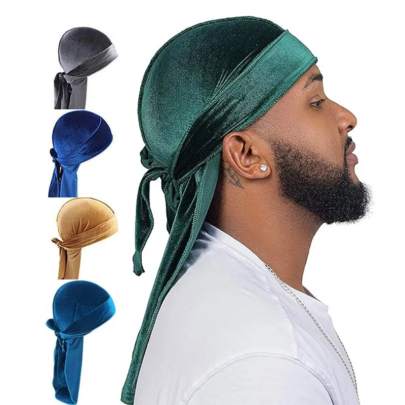 kkjoy Unisex Velvet Durags Ban - Street Fashion Hats recension och pris
