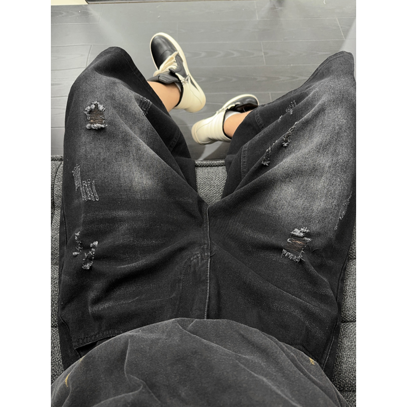 Unisex American Ins High Stree - Distressed Jean Rip recension och pris