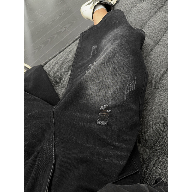 Unisex American Ins High Stree - Distressed Jean Rip recension och pris
