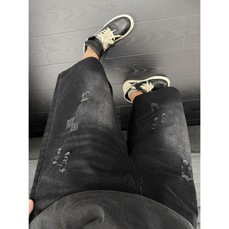 Unisex American Ins High Stree - Distressed Jean Rip recension och pris