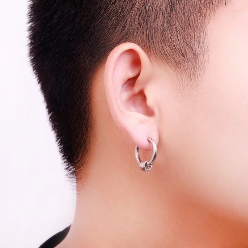 New Simple Men and Women Fashi - Street Fashion Earrings recension och pris