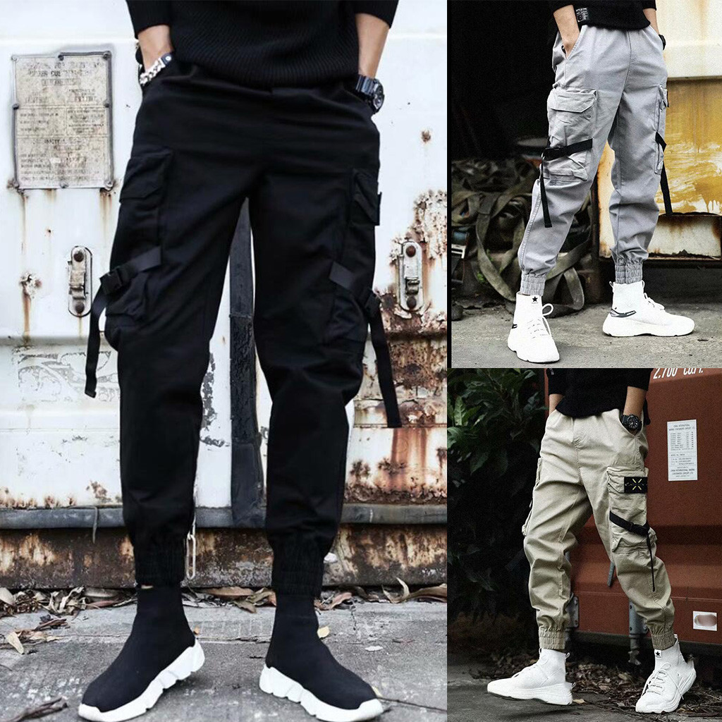 Loose Fit Cargo Pants Men Stre - Street Fashion Art recension och pris
