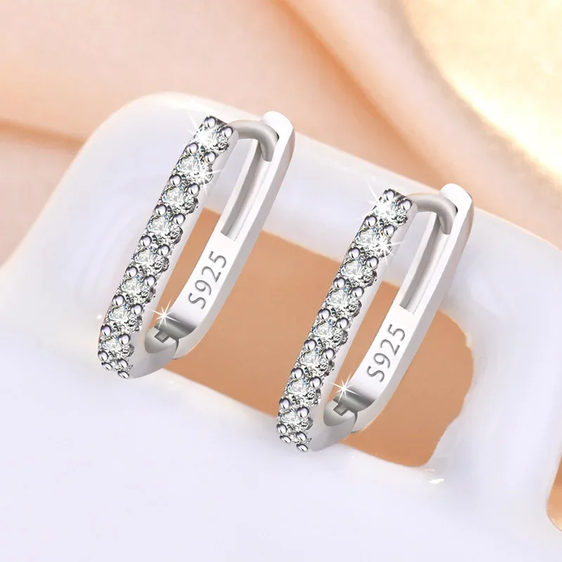 High-quality 925 Sterling Silv - Street Fashion Earrings recension och pris