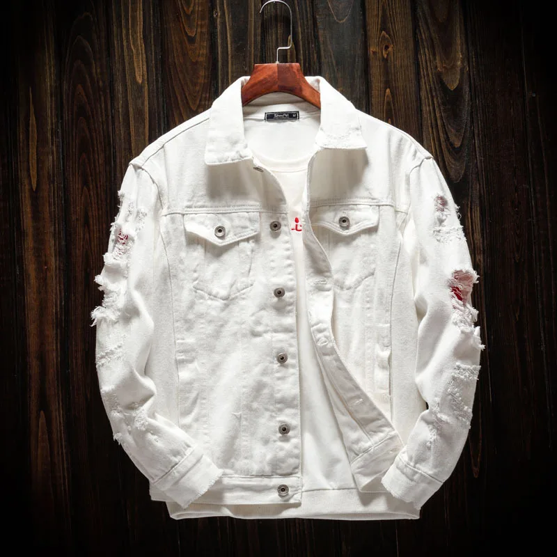New Men's Jean Jacket Slim Fit - Street Fashion Jeans Men recension och pris