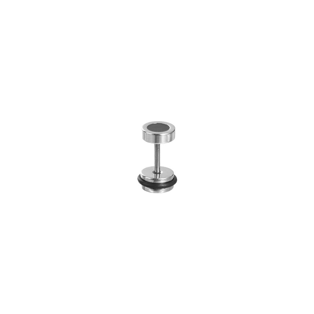 Korean Style Round Black Stud  - Street Fashion Earrings recension och pris