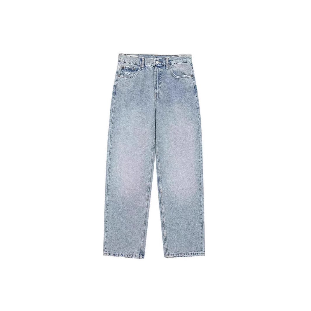 Women's Mid Waist Loose Fit Di - Distressed Jean Rip recension och pris