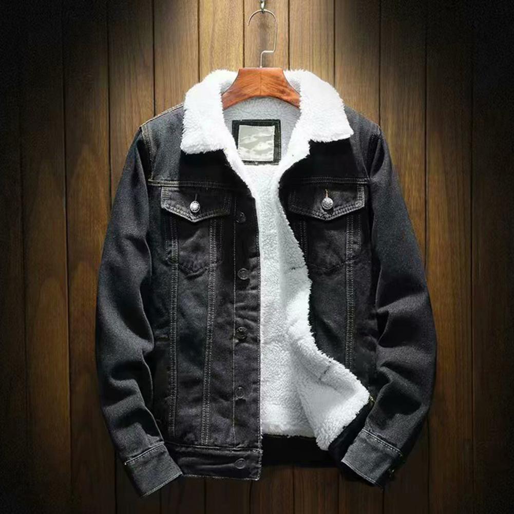Men Jean Jacket Thicken Lamb C - Street Fashion Jeans Men recension och pris