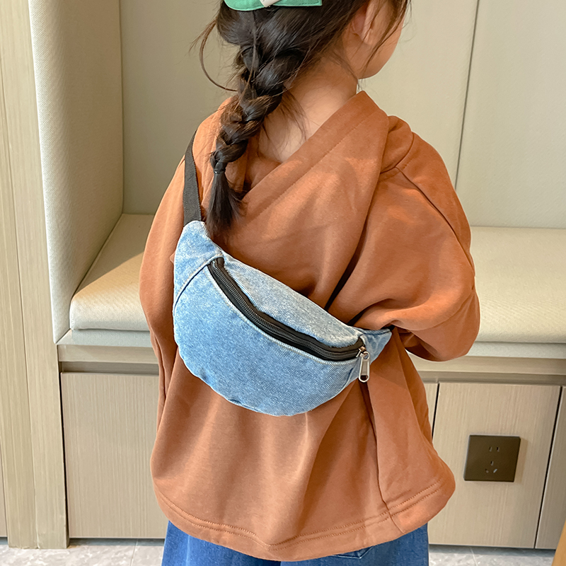 Fashion Denim Children's Waist - Street Fashion China Girl recension och pris