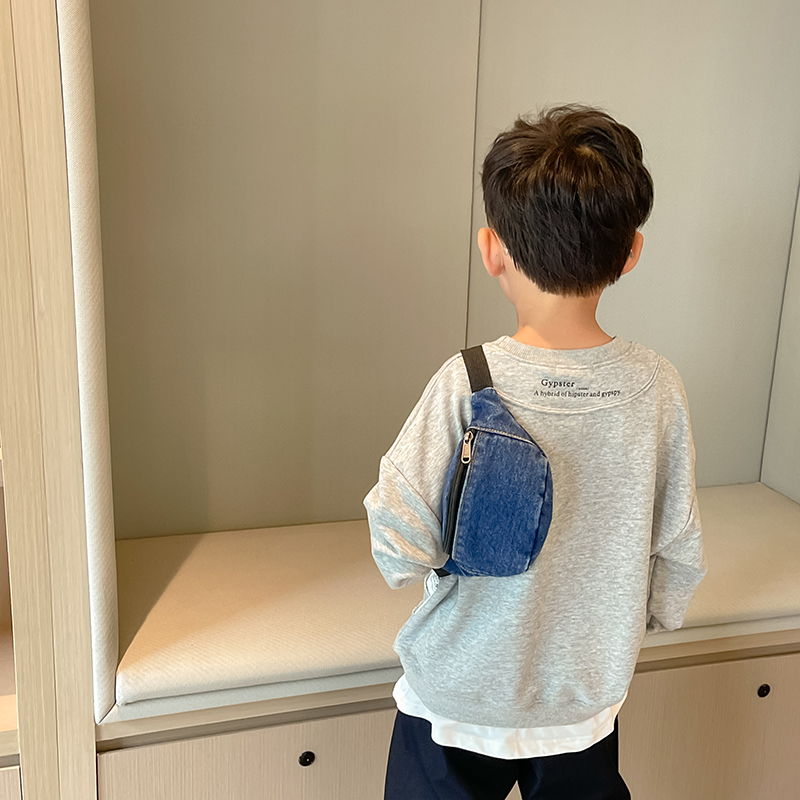 Fashion Denim Children's Waist - Street Fashion China Girl recension och pris