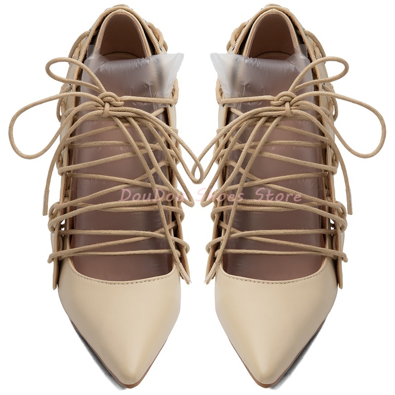 Beige Cross Strap Cutout Cover - Street Fashion Ladies recension och pris