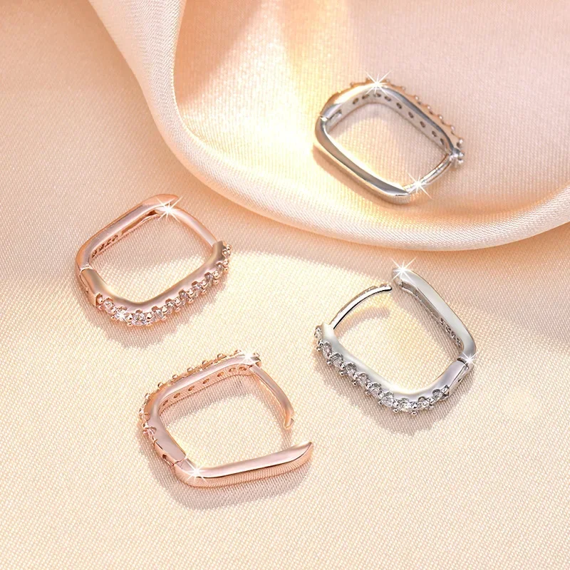 High-quality 925 Sterling Silv - Street Fashion Earrings recension och pris