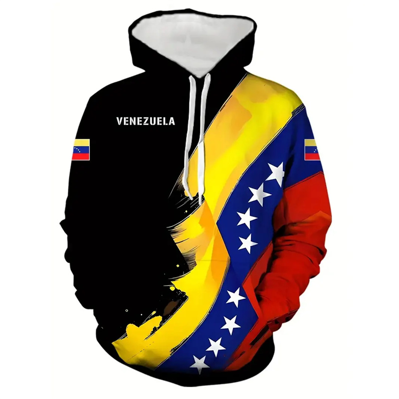 Colombian Venezuela Flag Hoodi - Street Fashion Brazil recension och pris