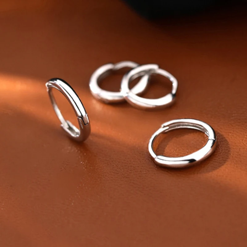 4 Pairs Punk Steel-color Stain - Street Fashion Earrings recension och pris
