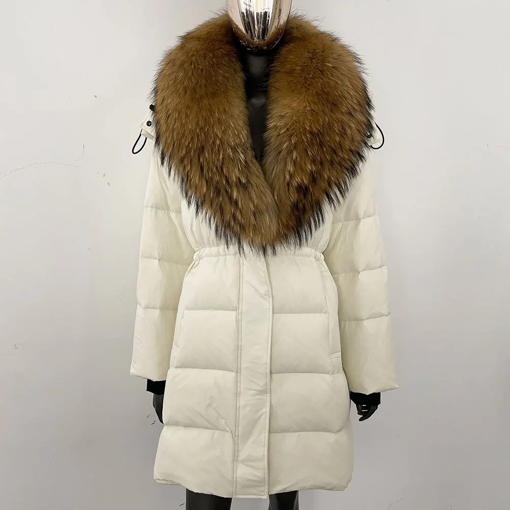 Real Fur Jacket Fashion Hooded - Street Fashion Official recension och pris