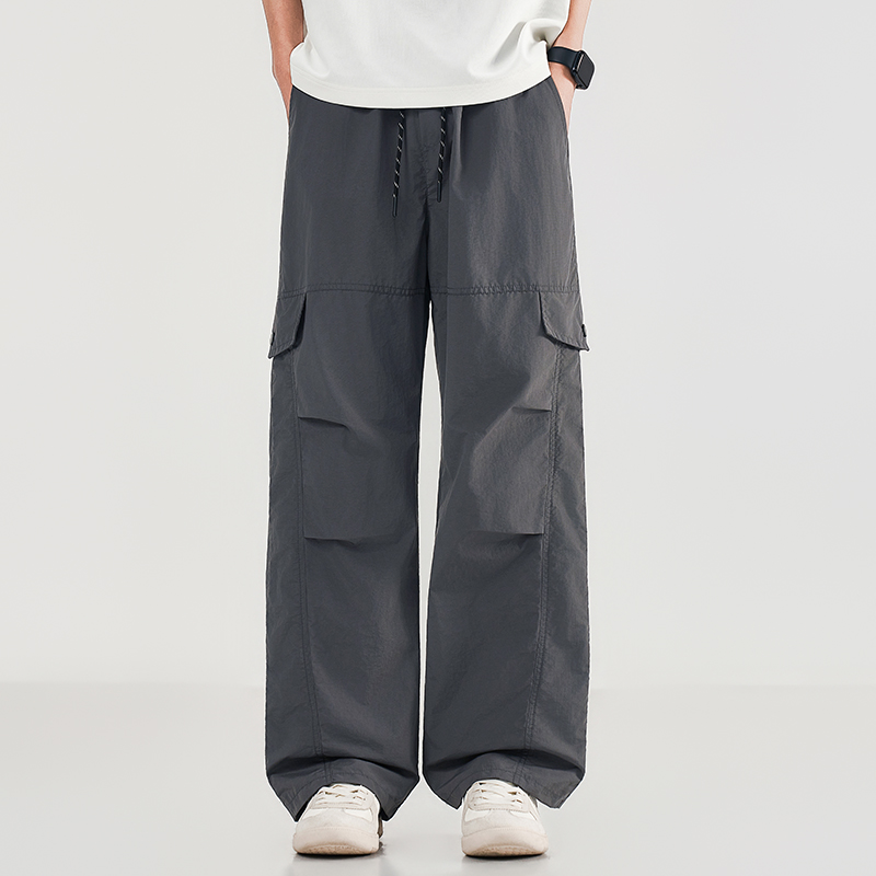 Summer Men's Workwear Wide Leg - Street Fashion Art recension och pris