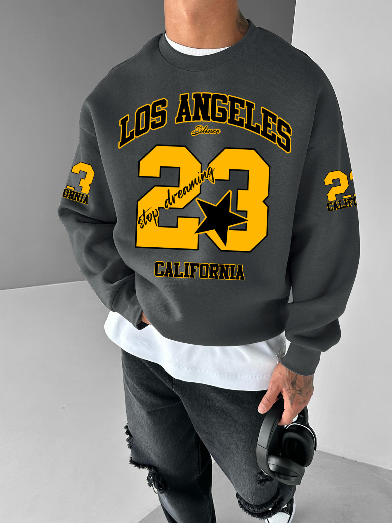 Men Women Fashion Sweatshirt,  - Street Fashion California recension och pris