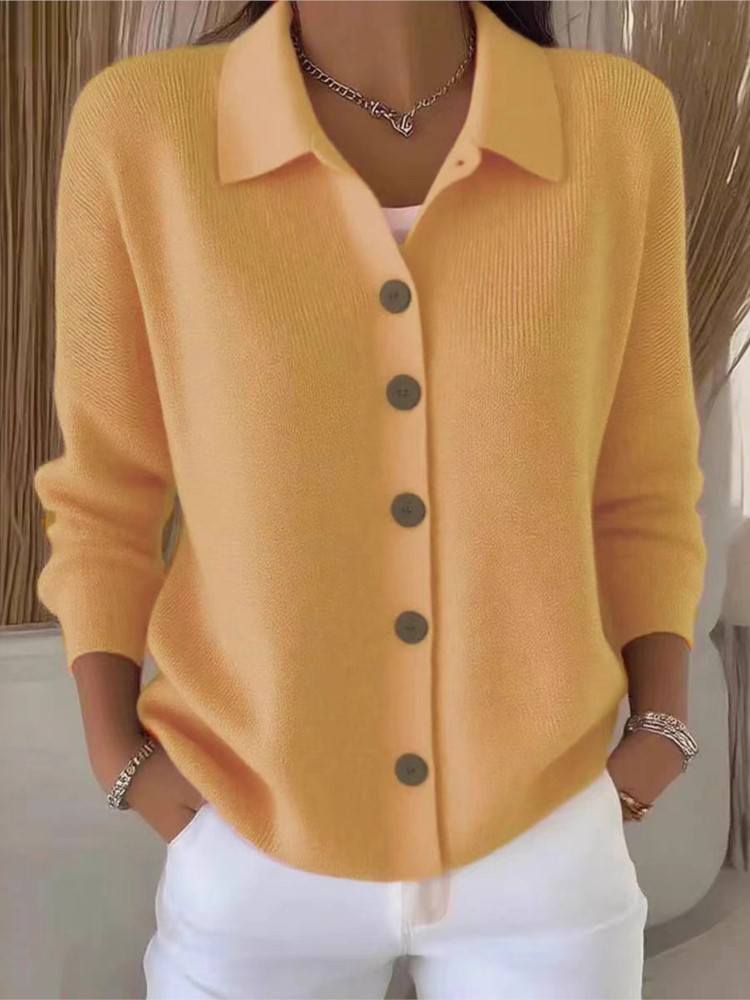 Fashion Knitted Cardigan Butto - Street Fashion China Girl recension och pris