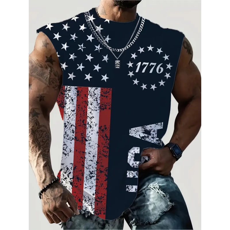 3D Print American Flag Tank To - Street Fashion Usa recension och pris