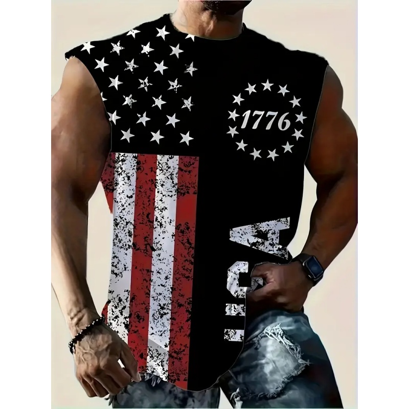 3D Print American Flag Tank To - Street Fashion Usa recension och pris