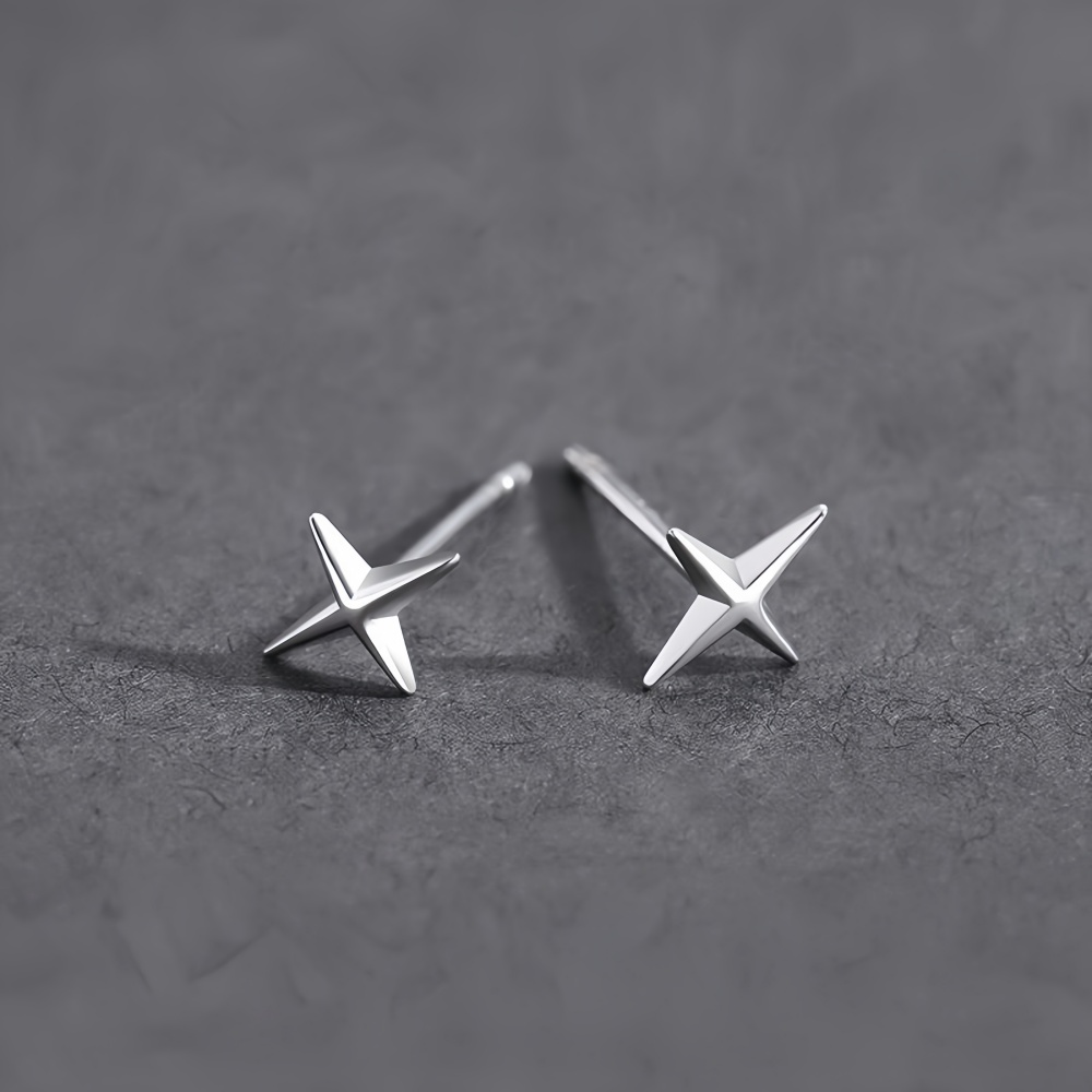 Simple Cross Stars Men Alloy S - Street Fashion Earrings recension och pris