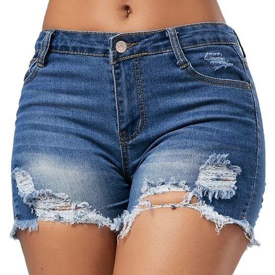 Shorts Women Hole Jeans Short  - Distressed Jean Rip recension och pris
