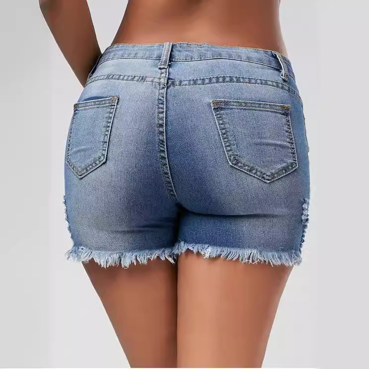 Shorts Women Hole Jeans Short  - Distressed Jean Rip recension och pris