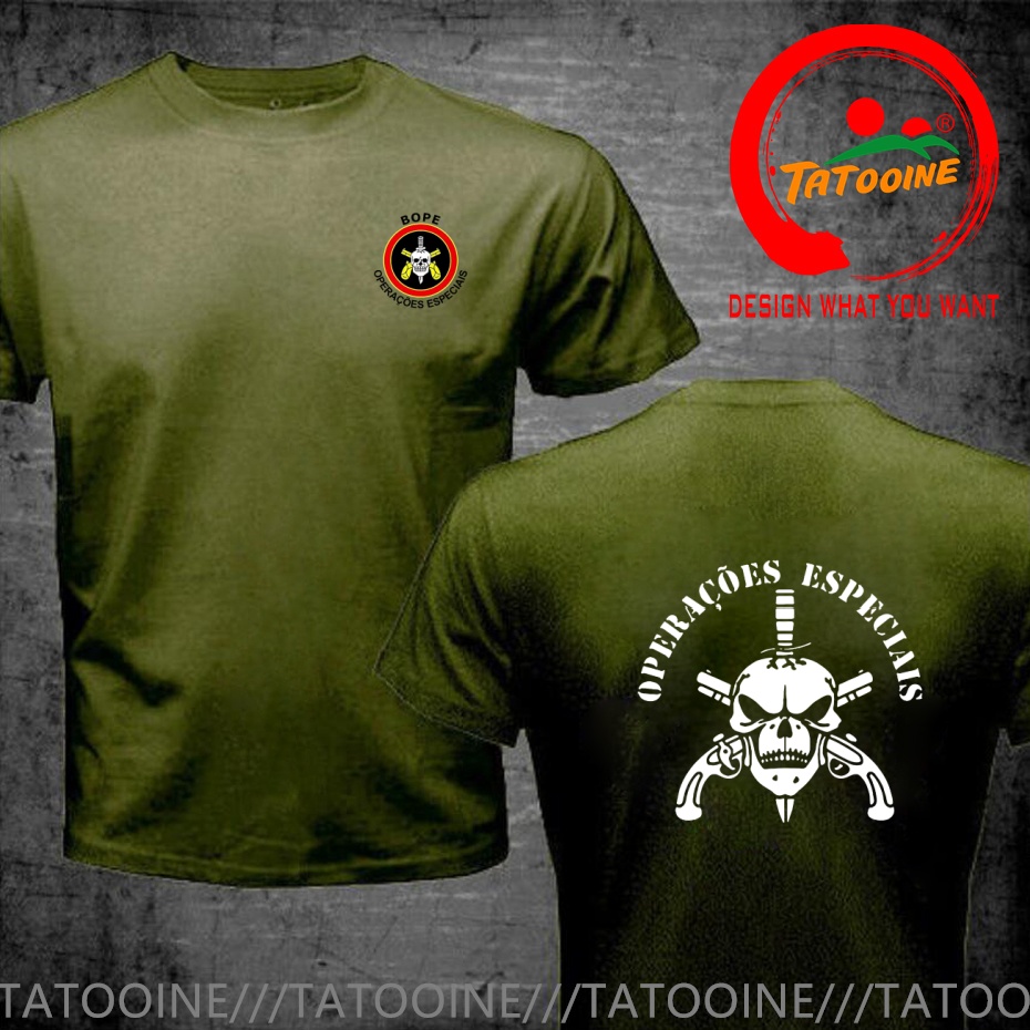 Funny Design BOPE Elite Death  - Street Fashion Brazil recension och pris