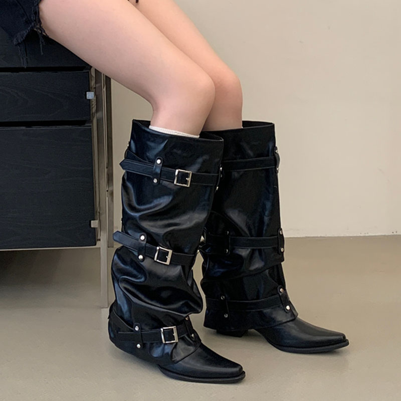 Black New Autumn Winter Narrow - Street Fashion Ladies recension och pris