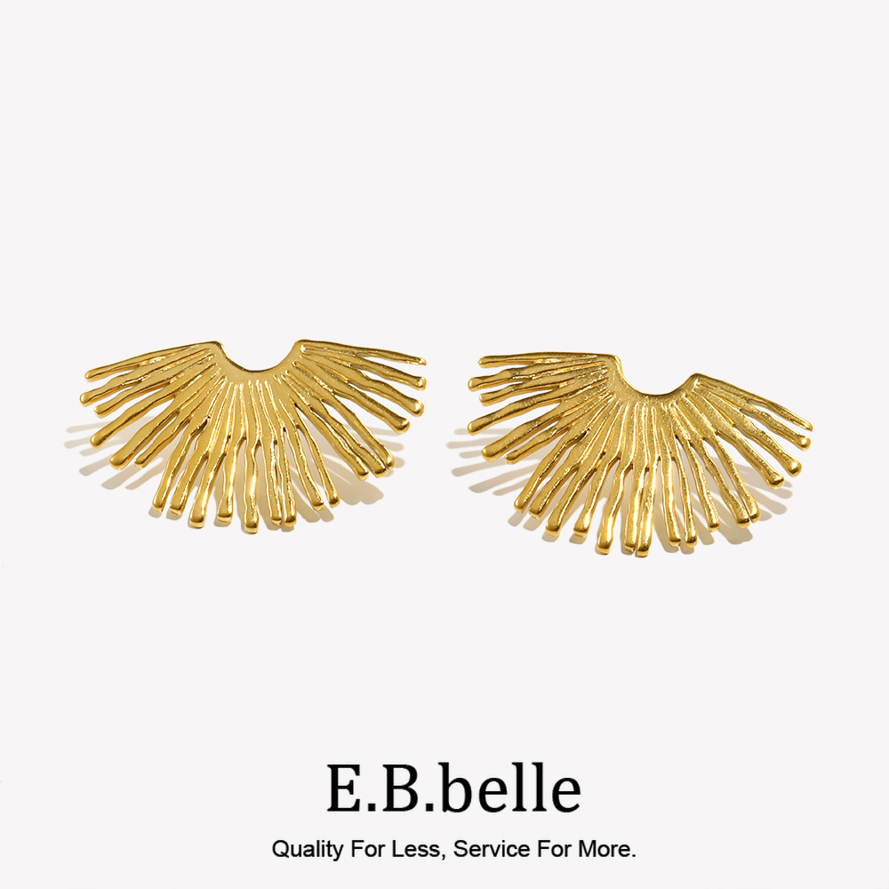 Street Exaggerated Ray Fan-sha - Street Fashion Earrings recension och pris