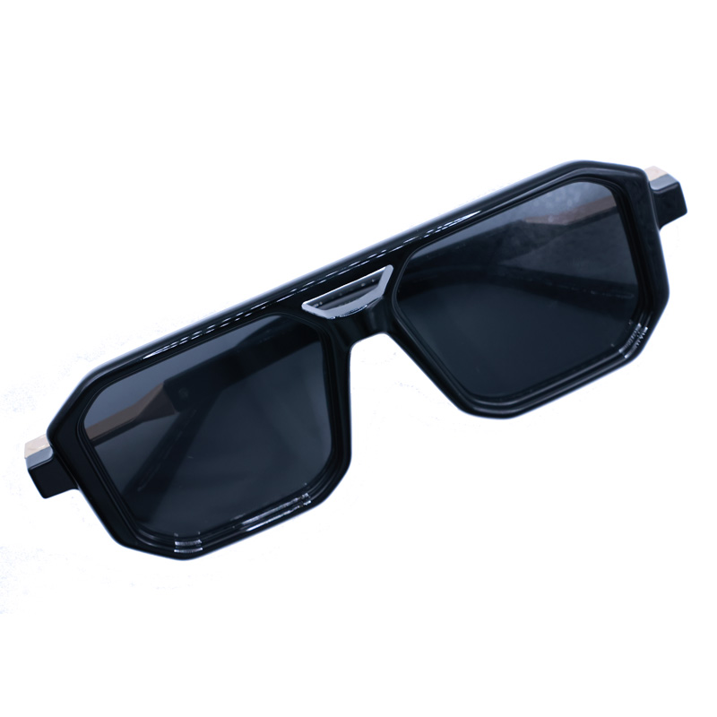 Black Retro Box Sunglasses, Un - Street Fashion Glasses recension och pris
