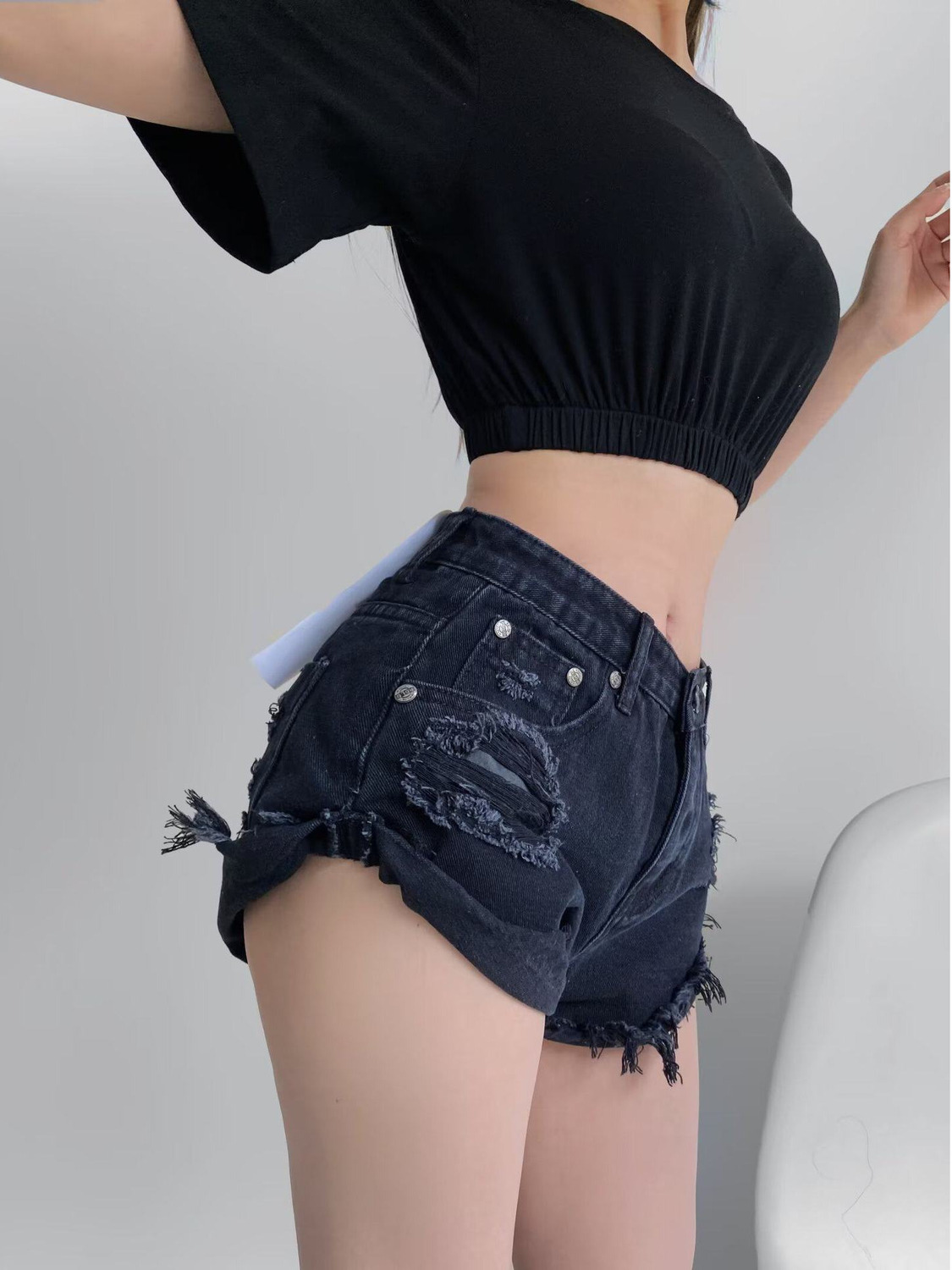Women's Low Waist Distressed D - Distressed Jean Rip recension och pris