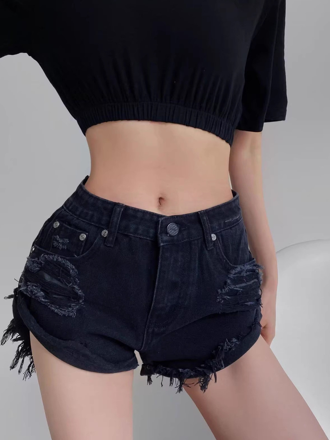 Women's Low Waist Distressed D - Distressed Jean Rip recension och pris