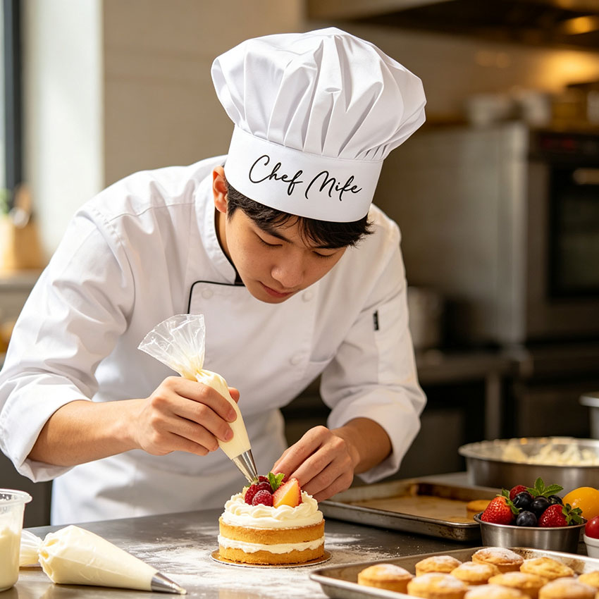 Customized Personalized Chef H - Baseball Cap Fitted recension och pris