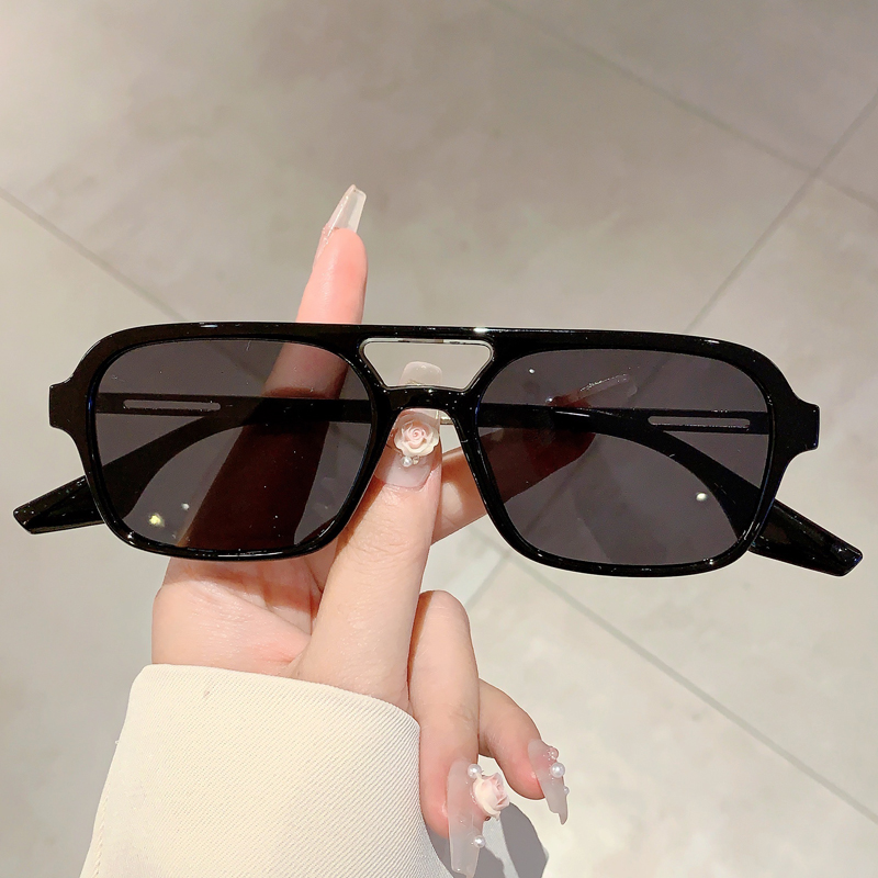 Trendy Women Double Beam Sungl - Street Fashion Glasses recension och pris
