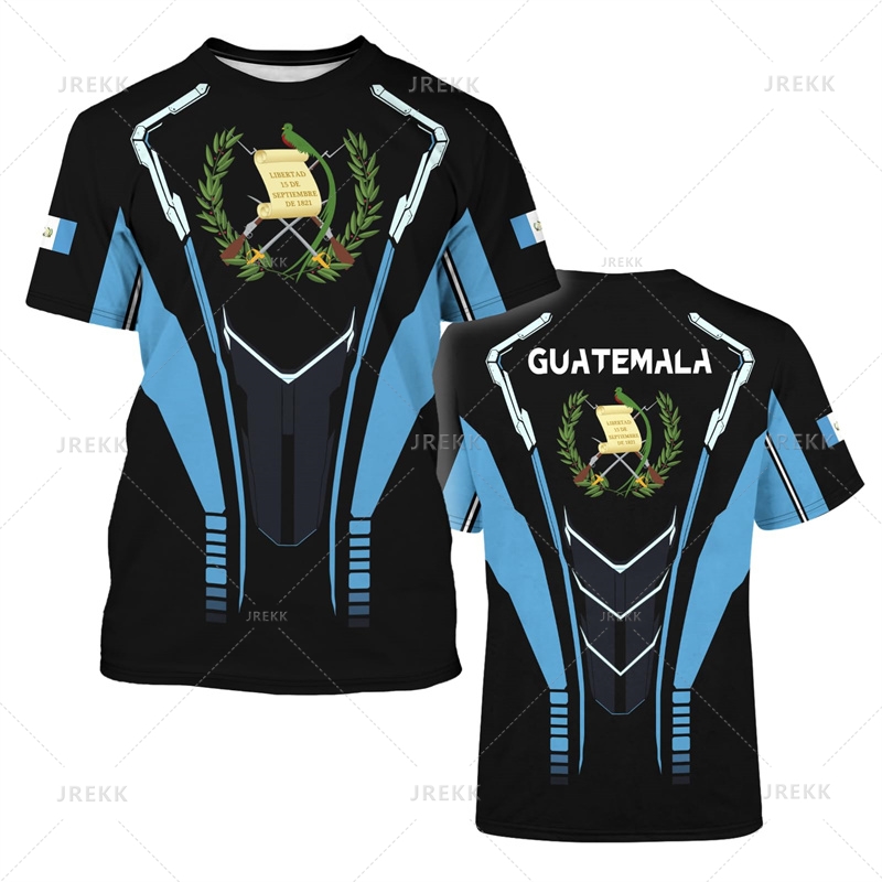 Guatemala Flag Pattern T-Shirt - Street Fashion Usa recension och pris