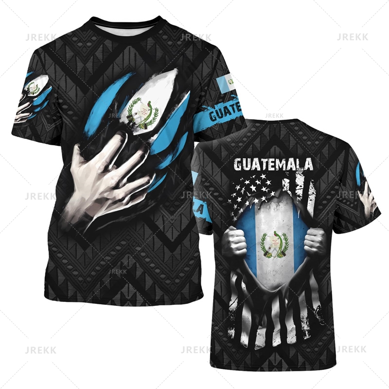 Guatemala Flag Pattern T-Shirt - Street Fashion Usa recension och pris