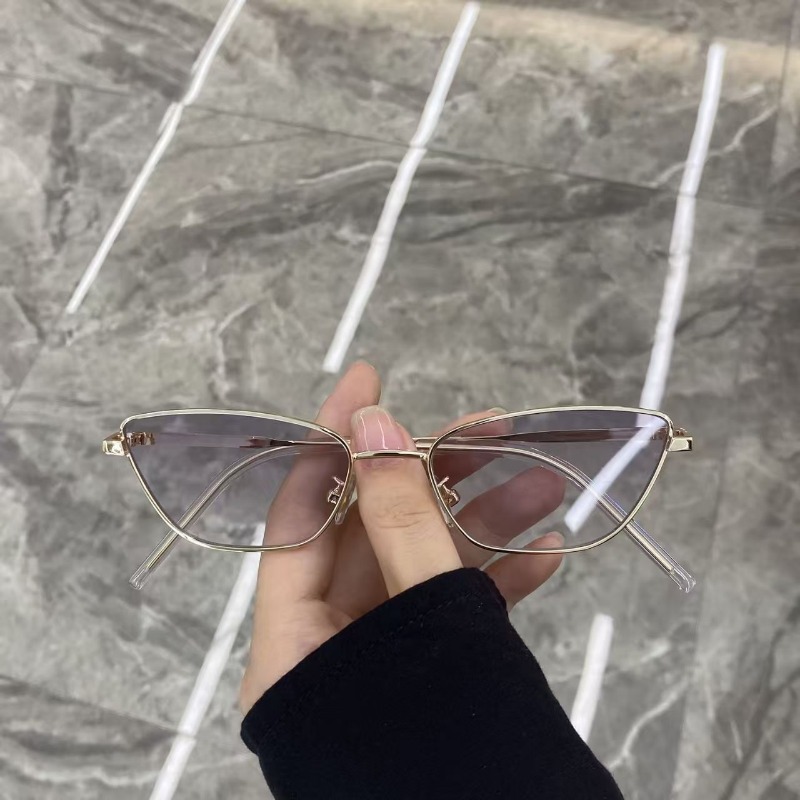 Fashionable Rhombus-Shaped Met - Street Fashion Glasses recension och pris