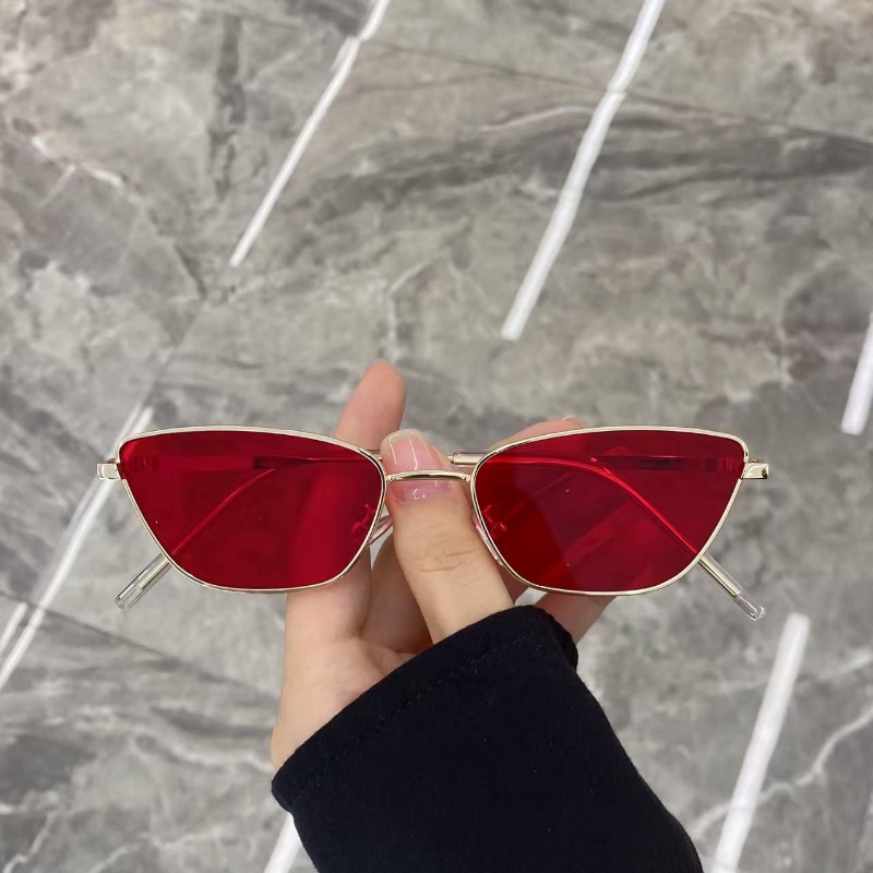 Fashionable Rhombus-Shaped Met - Street Fashion Glasses recension och pris