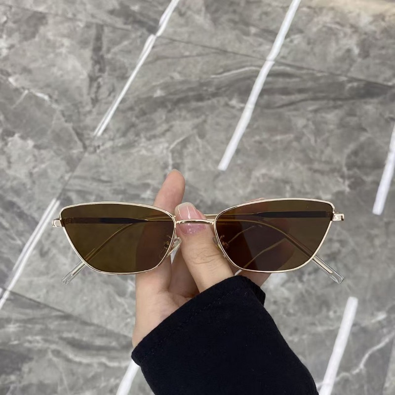 Fashionable Rhombus-Shaped Met - Street Fashion Glasses recension och pris