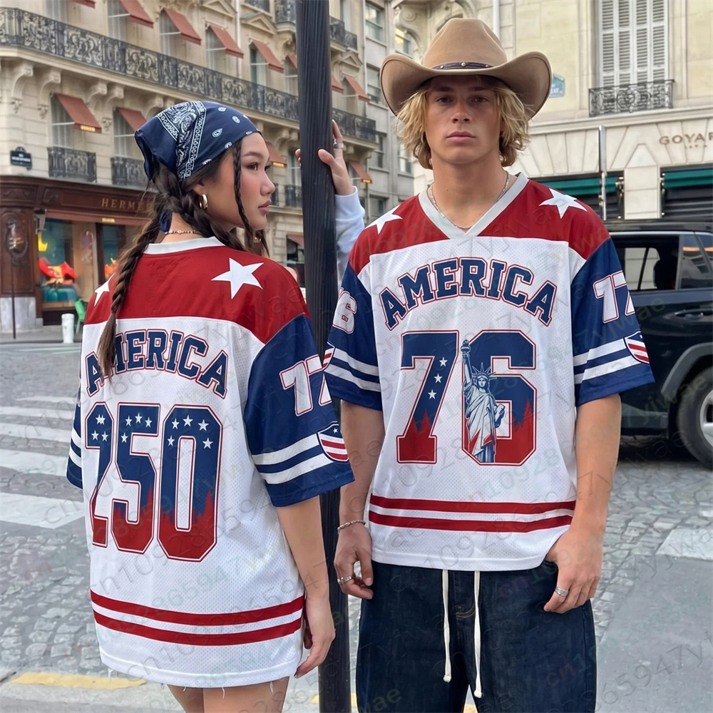 USA 250th Anniversary Mesh Jer - Street Fashion Usa recension och pris