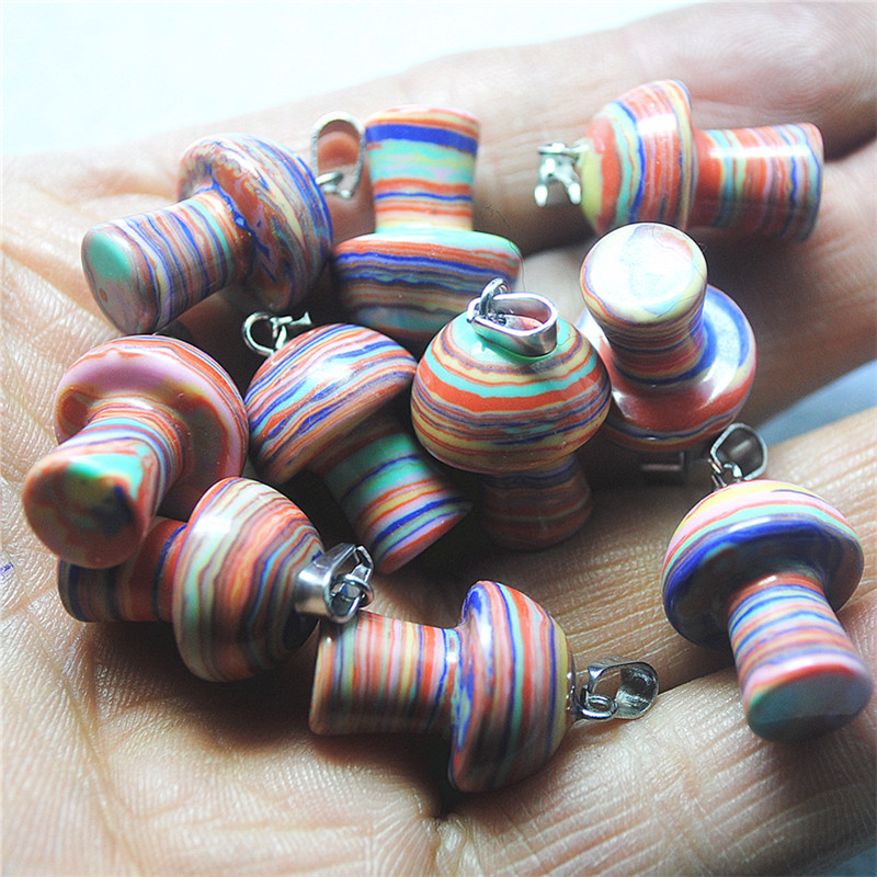 11PCS Green Jasper & Rose Quar - Street Fashion Nz recension och pris