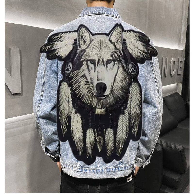 America Vintage Heavy Wolf Emb - Street Fashion Jeans Men recension och pris